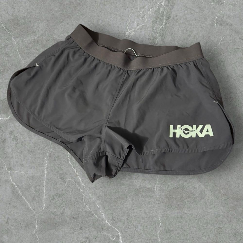 Hoka One One Dark grey running shorts M